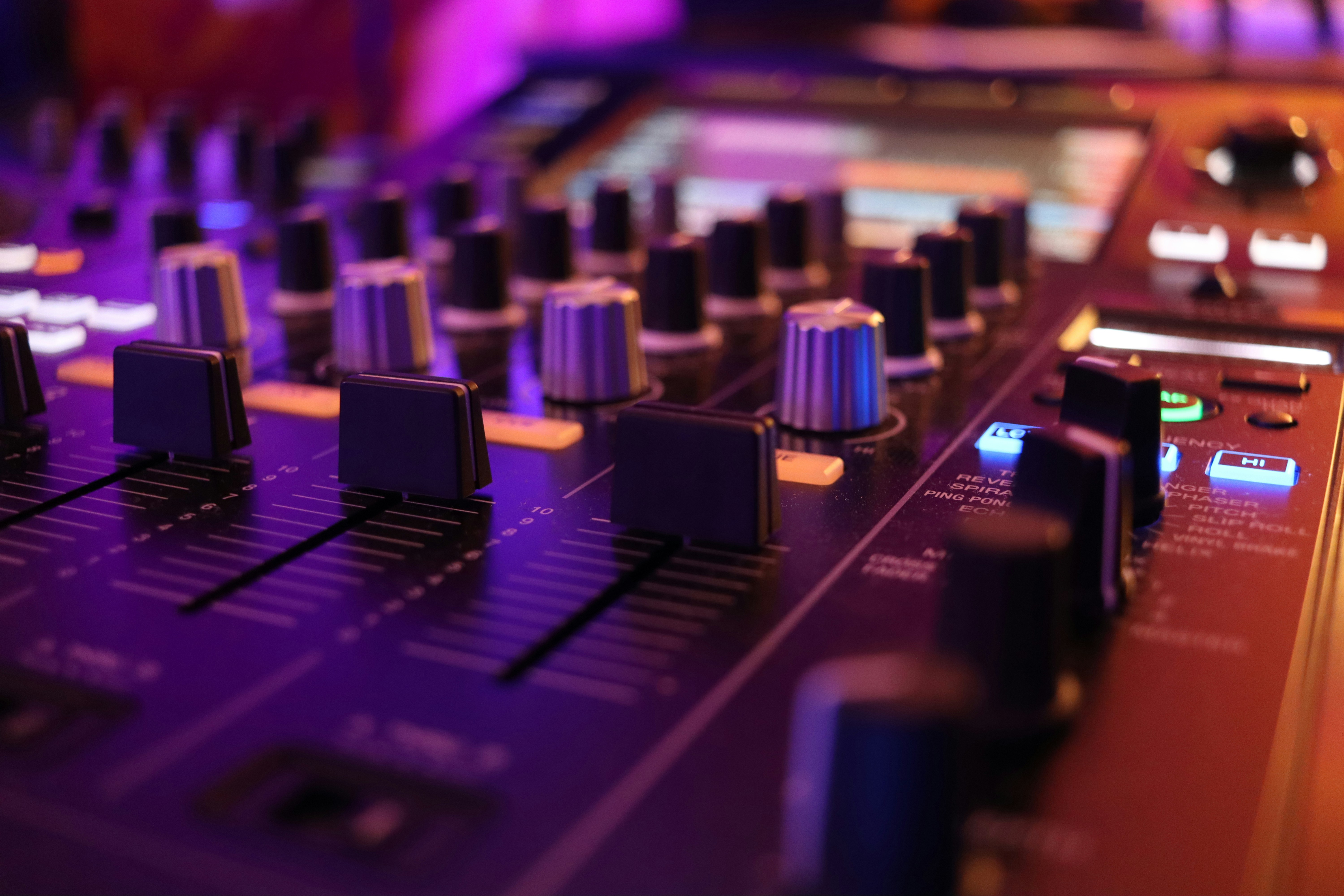 Mixing console at Kebony Studios